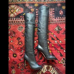 Jimmy Choo - Gypsy Over The Knee Boots - 38 - Black - Near Perfect Condition